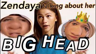 Zendaya talking about her BIG head! Funny edit 2021/donutsistersedits