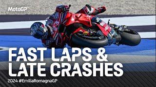 Crashes galore in the last 5 mins of #MotoGP Practice  | 2024 #EmiliaRomagnaGP