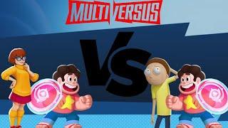 Velma & Steven VS Morty & Steven - Multiversus Gameplay