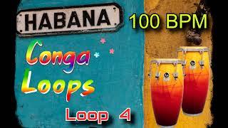 100 BPM CONGA LOOPS