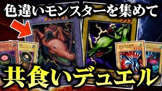 遊戯王の色違いモンスター同士でデュエルしたら低次元すぎたｗｗ【対戦動画/昔のカードでデュエル】