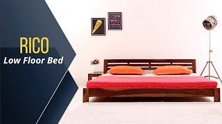 Beds Without Storage : Wooden Rico Low Floor Bed Online at Wooden Street