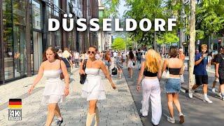 Düsseldorf, Germany 4K Walking Tour  | Stunning Views & Local Vibes