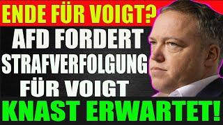 RICHTER ZEIGT KEIN ERBARMEN:GERICHT VERURTEILT VOIGT!AfD PLÖTZLICH ANGEKÜNDIGT-KNAST STATT RÜCKTRITT