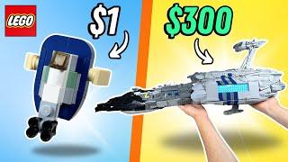 $1 vs $300 LEGO Star Wars Spaceship