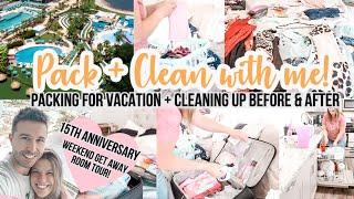 CLEAN WITH ME + PACK WITH ME | CLEANING MOTIVATION  | HOMEMAKING WITH ME CHRISTINAS HOME