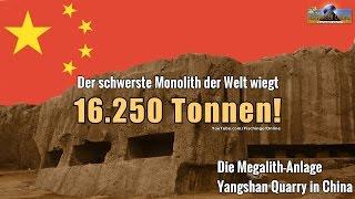 16.250 Tonnen schwer! Der gewaltigste Megalith der Welt liegt in China. Nur kennt ihn kaum einer ...