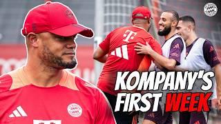 Full of energy & passion: Vincent Kompany's first week as FC Bayern coach ️