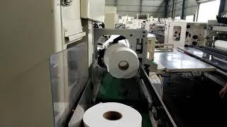 Low cost jumbo roll toilet paper making machine production line