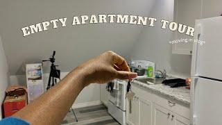 Moving into my first Apartment in Canada  | Empty Apartment tour| first time living alone