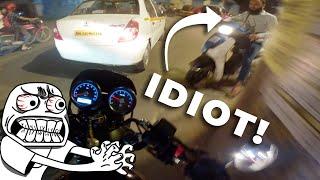 BAD DRIVERS : IDIOT Hiding from COPS ready to HIT ME | Daily Observations #86