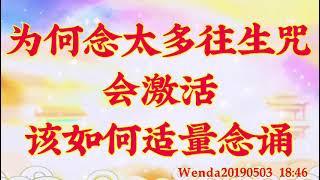 卢台长开示：为何念太多往生咒会激活，该如何适量念诵Wenda20190503   18:46