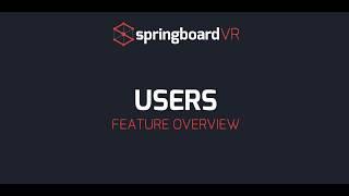 SpringboardVR: Users Dashboard for VR Arcades | Springboard Virtual Reality Features