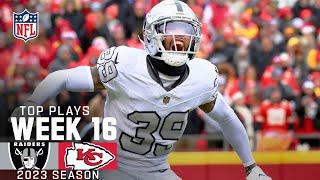 Raiders’ Top Plays From Christmas Day Win vs. Chiefs | 2023 Regular Season Week 16 | NFL