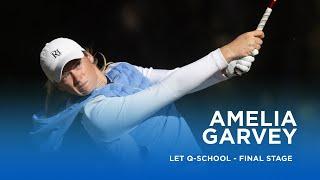 Amelia Garvey cards final round 65 (-8) to finish fourth at LET Q-School