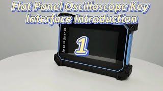 Hantek new product TO1000  Tablet oscilloscope series DMM+OSC+AFG——Flat Panel Interface Introdution