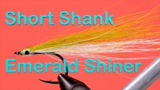 Emerald Shiner Streamer - Short Shank Version