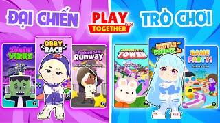 PLAY TOGETHER | BEDY SOLO TẤT CẢ MINI GAME CÙNG MEO VÀ CÁI KẾT