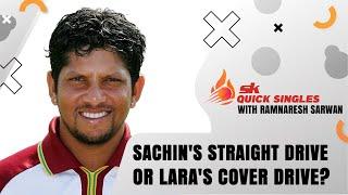 Sachin or Lara: Who is Ramnaresh Sarwan's Dream Batting Partner? | SK Quick Singles | Rapid Fire