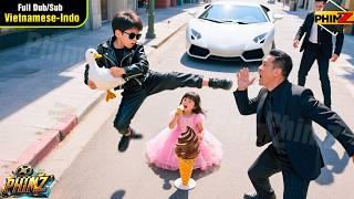 Hai Bé Nhóc Thiên Tài Đi Mua Kem Bị Côn Đồ Tính Bắt Cóc Nhưng  Bị Hai Đứa Đánh Cho Khóc Lóc Xin Tha