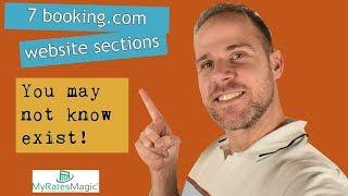 Booking.com OTA | Hotels | 7 Key Website Sections (for hoteliers and guests)