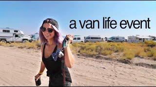 TEQUILA IN THE DESERT | a van life event | gutted day 2