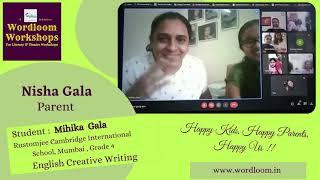 Wordloom Workshops Testimonial by Nisha Gala.