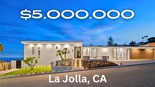 Touring $5M Ultra Modern Home With Ocean Views in La Jolla, CA | Home For Sale