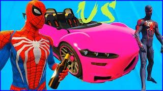 GTA V All Superheroes VS Team Spiderman chapter 1, tmphuong