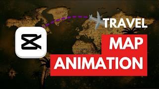 CapCut PC Travel Map Animation Tutorial