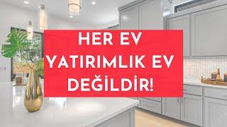 Her konut yatırımlık konut değildir. Yatırım getiri dönüşü için 1 peşin 4 kredi şarttır !