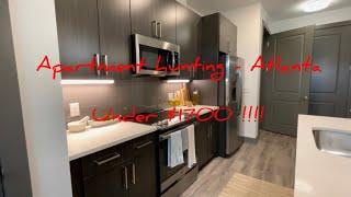 Atlanta Apartment Hunting - Under $1700 - Name and Price Included !