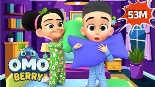 OmoBerry Pajama Party + Learning Songs | Left vs. Right Song + Affirmations For Kids + Kids Songs