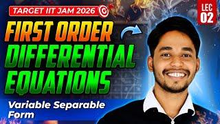  IIT JAM 2026 | First Order Differential Equations | L-2