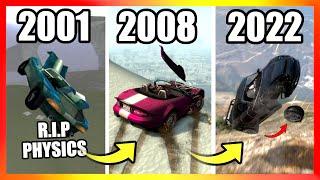 Evolution of CAR PHYSICS LOGIC in GTA Games (2001 → 2022)