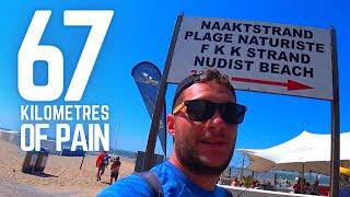 Does Belgium have a coast?  I tried to walk it in 1 day!