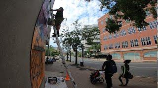 Leon Rainbow continues in Trenton Murals project for 4th year