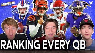 Ranking Every Starting QB in the NFL: Mahomes, Lamar or Allen No. 1? | Nerd Sesh x Theo Ash