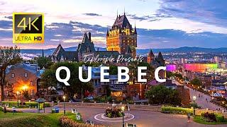 Quebec city, Québec, Canada  in 4K ULTRA HD 60FPS Video by Drone