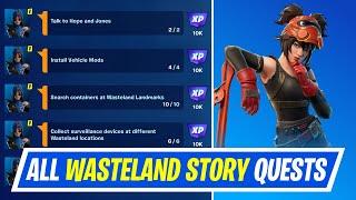 Fortnite Complete Story Quests - How to EASILY Complete Welcome to the Wasteland Story Quests