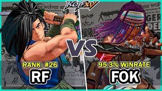 KOF XV  RF (Haohmaru/Nakoruru/B.Jenet) vs Fok (Darli/Nakoruru/Haohmaru)  Steam