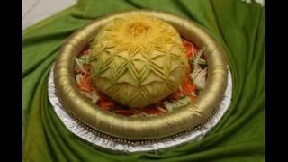 Abida's design/ vegetable carving/Bangladeshi carving/ Vegetable Carving Lessons/ Abidas carvinh