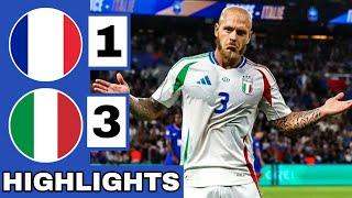 France vs Italy (1-3) Extended HIGHLIGHTS | UEFA Nations League