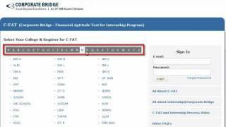 C-FAT( Corporate Bridge Financial Aptitude Test)