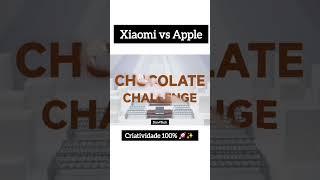 Xiaomi vs Apple Teste do Chocolate #android #ios#iphone#xiaomi #shorts