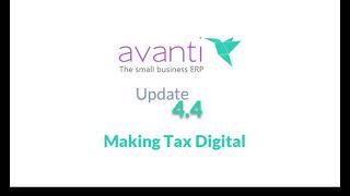 Avanti Making Tax Digital VAT Tutorial