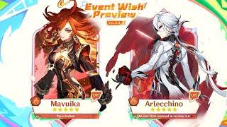 WORST NEWS FOR F2P! ARLECCHINO RERUN ALONGSIDE MAVUIKA BANNER - Genshin Impact