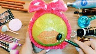 ASMR 8 Minute Makeup on Pomelo(No talking)