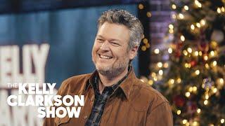 Blake Shelton Teases ‘I Can’t Get A Word In’ As Kelly Quizzes Him On His Playlist