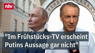 Munz zu Kriegsdrohung an NATO: "Im Frühstücks-TV erscheint Putins Aussage gar nicht" | ntv